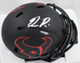 Dameon Pierce Autographed Houston Texans Eclipse Speed Mini Helmet- Tristar *Silver Image 2