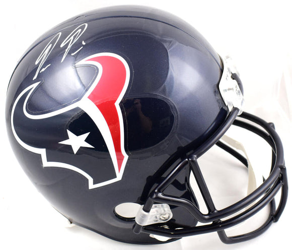 Dameon Pierce Autographed Houston Texans F/S VSR4 Helmet- Tristar *White Image 1