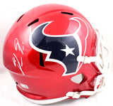 Dameon Pierce Autographed Houston Texans F/S Flash Speed Helmet *Back- Tristar *White Image 1