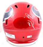 Dameon Pierce Autographed Houston Texans F/S Flash Speed Helmet *Back- Tristar *White Image 3