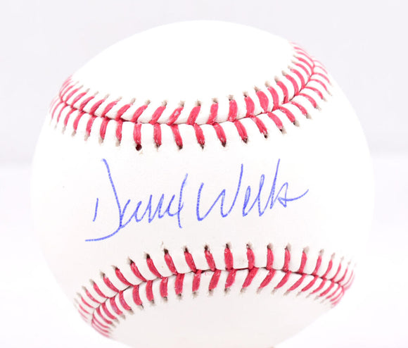David Wells Autographed Rawlings OML Baseball - Beckett W Hologram *Blue Image 1