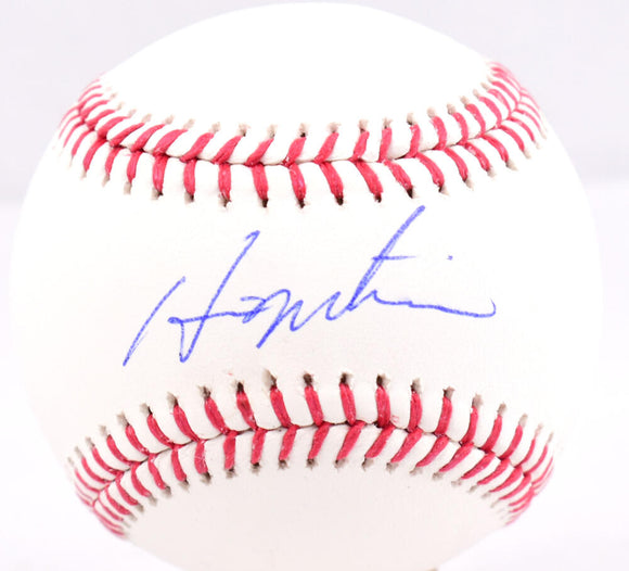 Hideki Matsui Autographed Rawlings OML Baseball- Beckett W Hologram *Blue Image 1