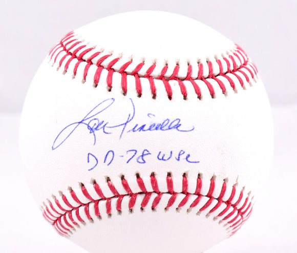 Lou Piniella Autographed Rawlings OML Baseball w/77,78 WSC- Beckett W Hologram *Blue Image 1