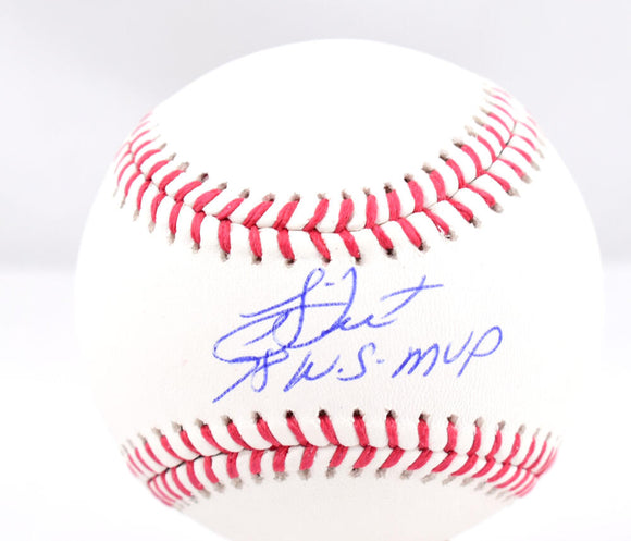Bucky Dent Autographed Rawlings OML Baseball 78 WS MVP - Beckett W Hologram *Blue Image 1