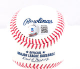 Ron Guidry Autographed Rawlings OML Baseball w/77.78 WS Champs - Beckett W Hologram *Blue Image 2