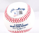 Mike Lowell Autographed Rawlings OML Baseball w/ 07 WS MVP- Beckett W Hologram *Blue Image 2