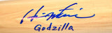 Hideki Matsui Autographed Blonde Louisville Slugger Baseball Bat w/Godzilla -Beckett W Hologram *Blue Image 2