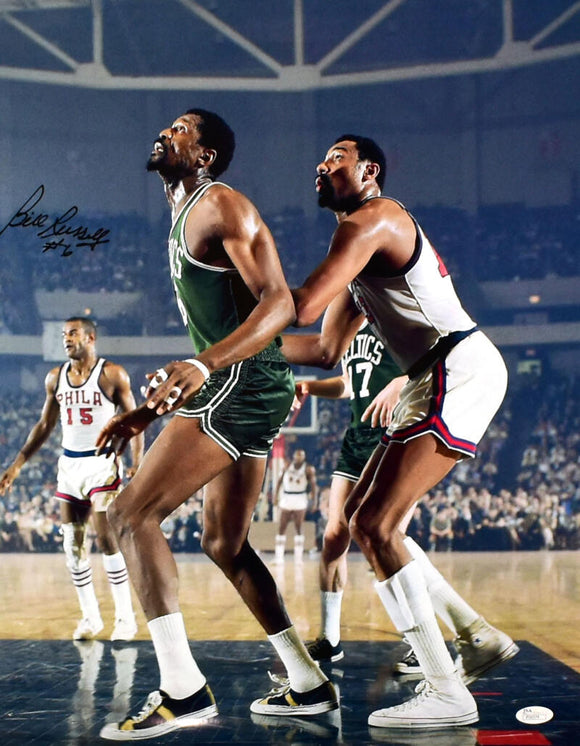 Bill Russell Autographed Boston Celtics 16x20 Photo- JSA Authenticated *Thin Image 1