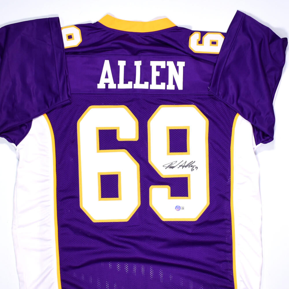 The Jersey Source Autographs Jared Allen Autographed Red Pro Style Jersey- Beckett W Hologram *Black