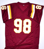 Brian Orakpo Autographed Maroon Pro Style Jersey- Beckett Hologram *Black Image 3