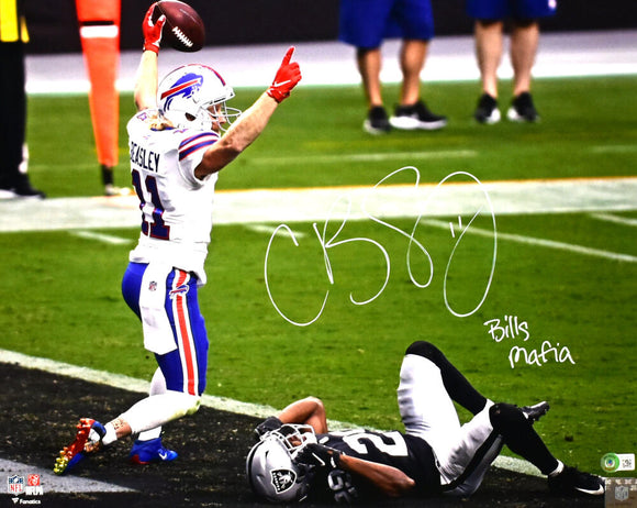 Cole Beasley Autographed Buffalo Bills 16x20 Touchdown Photo w/Bills Mafia- Beckett W Hologram *White Image 1