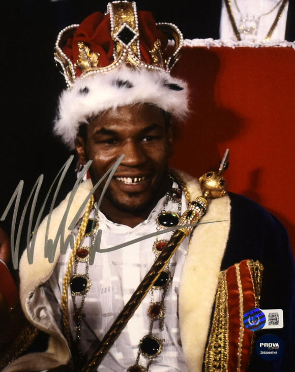 Mike Tyson Autographed 8x10 Close Up Photo - Beckett W Hologram *Silver Image 1