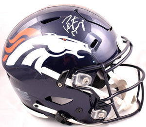 Peyton Manning Autographed Broncos Speed Flex F/S Authentic Helmet- Fanatics *White Image 1
