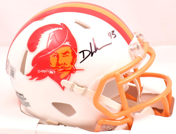 Devin White Autographed Tampa Bay Buccaneers 76-96 Speed Mini Helmet-B –  The Jersey Source