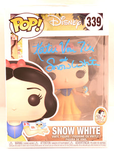 Katherine Von Till Autographed Snow White Funko Pop Figurine #339 - Beckett W Hologram *Blue Image 1