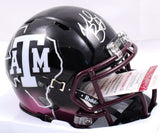 Michael Bennett Autographed Texas A&M Speed Hydro Mini Helmet- JSA W Auth Image 1