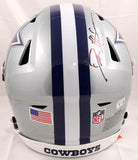 Deion Sanders Autographed Dallas Cowboys F/S Speed Flex Helmet- Beckett W Hologram *Black Image 3
