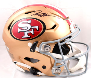 Deion Sanders Autographed San Francisco 49ers F/S Speed Flex Helmet- Beckett W Hologram *Black Image 1