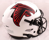 Deion Sanders Autographed Atlanta Falcons F/S Lunar Speed Flex Helmet- Beckett W Hologram *Red Image 4