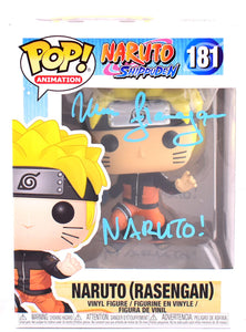 Maile Flanagan Autographed Naruto Funko Pop Figurine 181-Beckett W Hologram *Blue Image 1