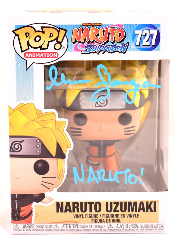 Maile Flanagan Autographed Naruto Funko Pop Figurine 727-Beckett W Hologram *Blue Image 1