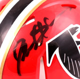 Deion Sanders Autographed Atlanta Falcons Speed Mini Helmet -Beckett W Hologram *Black Image 2