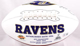 Deion Sanders Autographed Baltimore Ravens Logo Football- Beckett W Hologram *Black Image 3