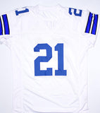 Deion Sanders Autographed White Pro Style Jersey w/Prime Time - Beckett W Hologram *Silver Image 3