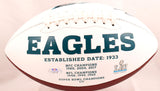 Jake Elliott Autographed Philadelphia Eagles Logo Football - PSA *Black Image 3