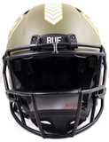 Von Miller Autographed Buffalo Bills F/S Salute To Service Speed Authentic Helmet-Beckett W Hologram *Gold Image 4