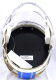 Barry Sanders Autographed Detroit Lions F/S Camo Speed Helmet - Beckett W Hologram *White Image 5