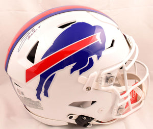 Josh Allen Autographed Buffalo Bills Authentic Flash Helmet Beckett –  Denver Autographs