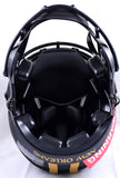 Derek Carr Autographed New Orleans Saints F/S Eclipse Speed Authentic Helmet-Beckett W Hologram *Gold Image 5