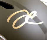 Derek Carr Autographed New Orleans Saints F/S Salute to Service Speed Authentic Helmet-Beckett W Hologram *Gold Image 2