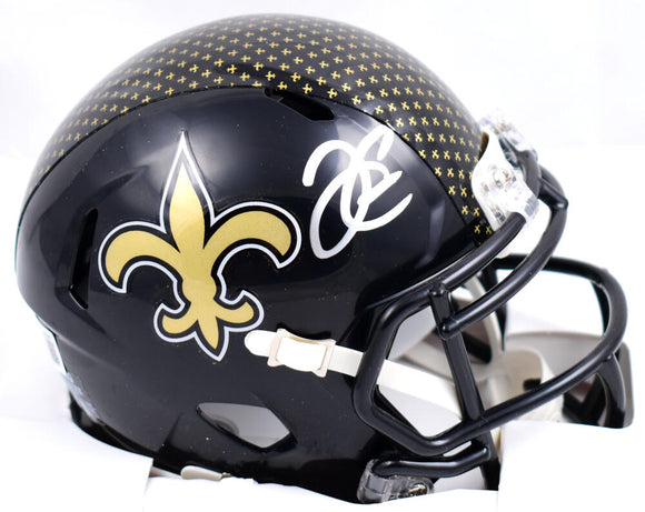 Derek Carr New Orleans Saints Autographed Riddell Speed Mini Helmet