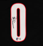 Damian Lillard Autographed Portland Trail Blazers Nike Swingman Icon Edition Jersey - Beckett W Hologram *Black Image 2