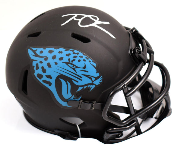 Trevor Lawrence Autographed Jacksonville Jaguars Eclipse Speed Mini He –  The Jersey Source