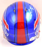 Damar Hamlin Autographed Buffalo Bills Flash Speed Mini Helmet-Beckett W Hologram *White Image 3