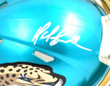 Mark Brunell Autographed Jacksonville Jaguars Flash Speed Mini Helmet - Prova *White Image 2