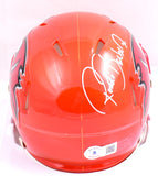 Ronde Barber Autographed Tampa Bay Buccaneers Flash Speed Mini Helmet-Beckett W Hologram *White Image 3