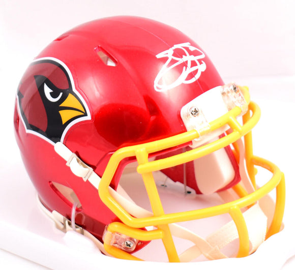 Emmitt Smith Autographed Arizona Cardinals Flash Speed Mini Helmet-Beckett W Hologram *White Image 1