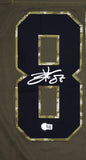 Travis Kelce Kansas City Chiefs Autographed Nike Salute To Service Limited Jersey-Beckett W Hologram *Silver Image 2