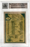 1989 Topps #6 Joe Montana Auto San Francisco 49ers BAS Autograph 10  Image 2