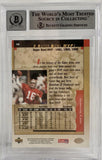 1995 Upper Deck Box Set #38 Joe Montana Auto SF 49ers BAS Autograph 10  Image 2