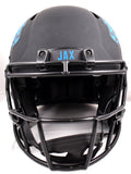 Trevor Lawrence Autographed Jacksonville Jaguars F/S Eclipse Speed Authentic Helmet- Fanatics *Gold Image 4
