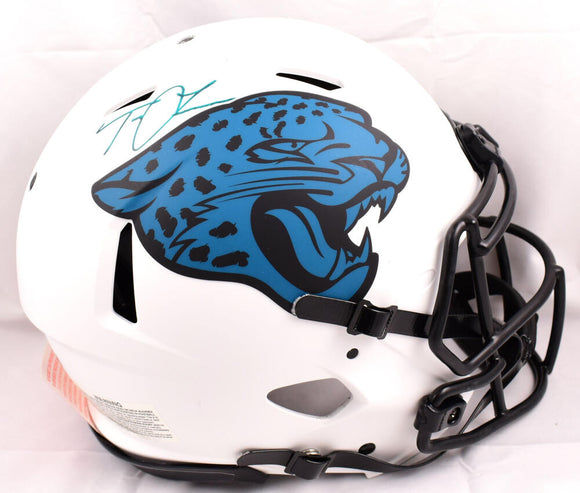 Trevor Lawrence Signed Jacksonville Jaguars Flat White Mini Helmet