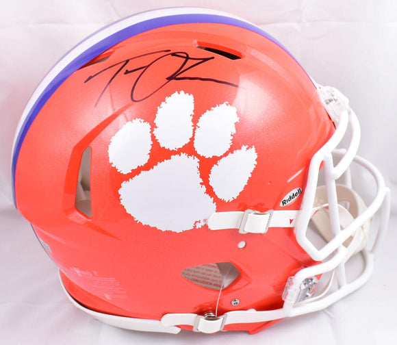 Trevor Lawrence Autographed Clemson Tigers F/S Speed Authentic Helmet- Fanatics *Black Image 1