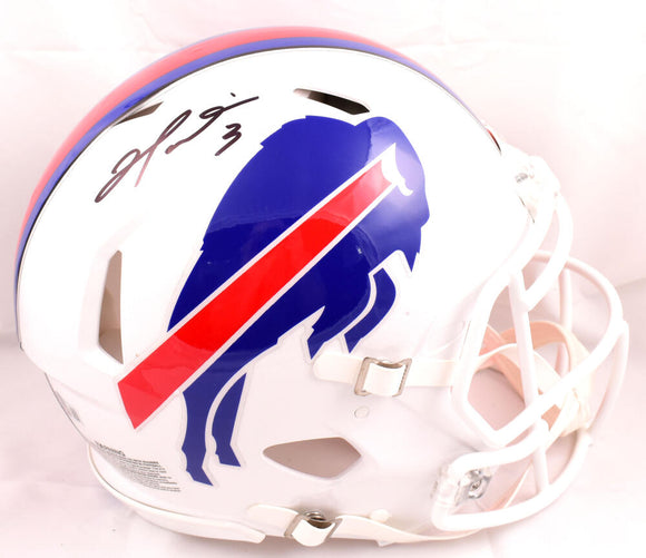 Damar Hamlin Autographed Buffalo Bills F/S Speed Authentic Helmet-Beckett W Hologram *Black Image 1