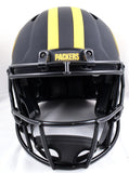 Aaron Jones Autographed Green Bay Packers F/S Eclipse Speed Authentic Helmet-Beckett W Hologram *Yellow Image 4
