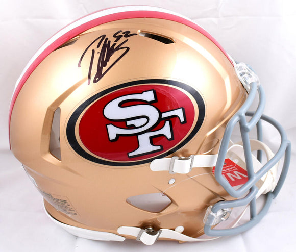Patrick Willis Autographed San Francisco 49ers F/S Speed Authentic Helmet- Beckett W Hologram *Black Image 1